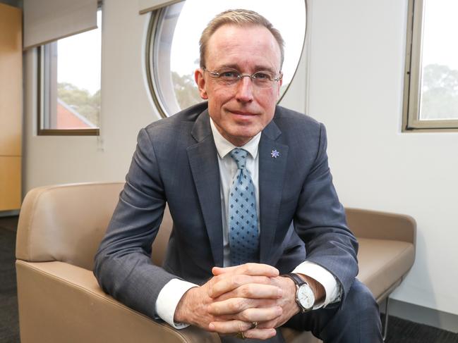 Business SA chief Martin Haese wants the savings to go to extending the JobKeeper scheme. Picture: Kelly Barnes