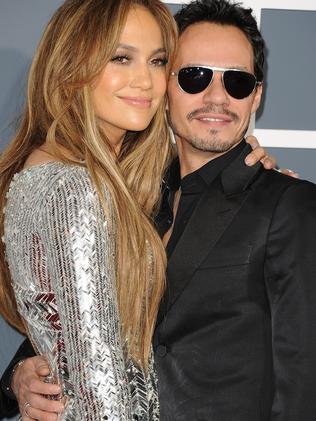 Jennifer Lopez and Marc Anthony married in 2004 and split in 2012|. They are parents to twins Max and Emme. Picture: Jason Merritt/Getty Images