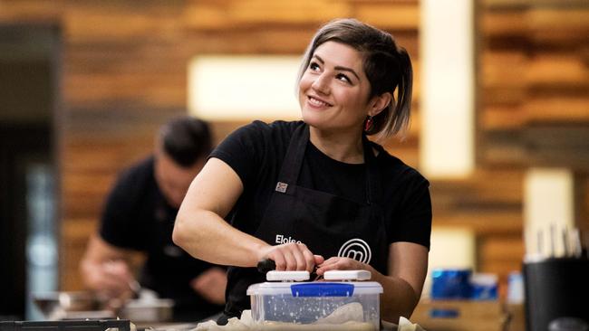 Eloise Praino the MasterChef kitchen. Picture: supplied