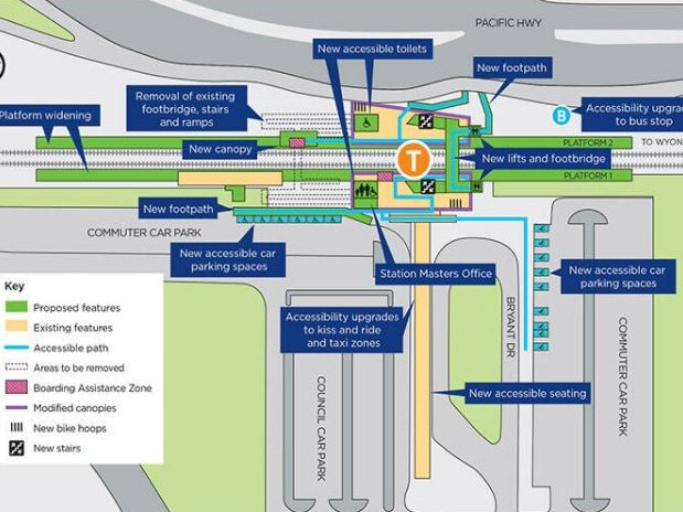 Plans for the upgrade of Tuggerah Station have been revealed.