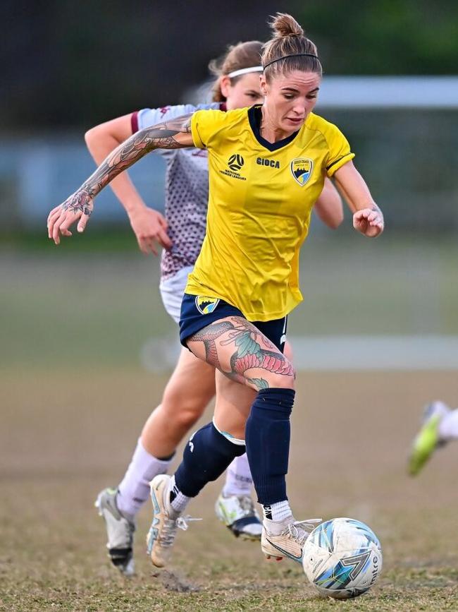 Zoe Corbett of Gold Coast United. Picture: ky0k0style_728_ - Kyoko. K