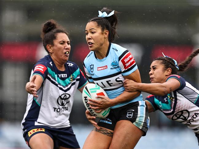 Tiana Penitani was a real handful for the Cowboys at PointsBet Stadium. Picture: Getty Images