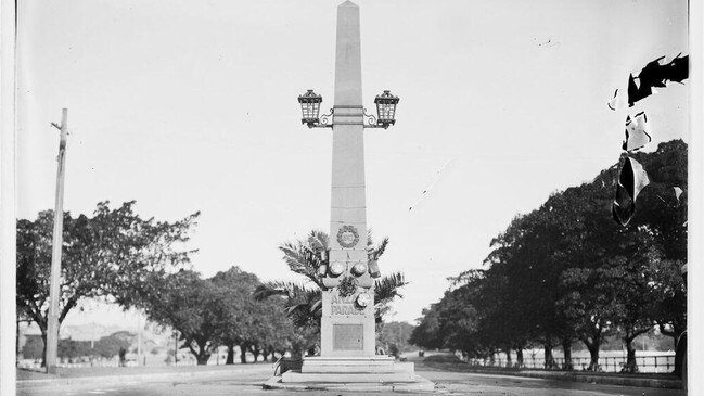 The Anzac Obelisk which has been returned to Moore Park. A similar obelisk will also be erected at La Perouse