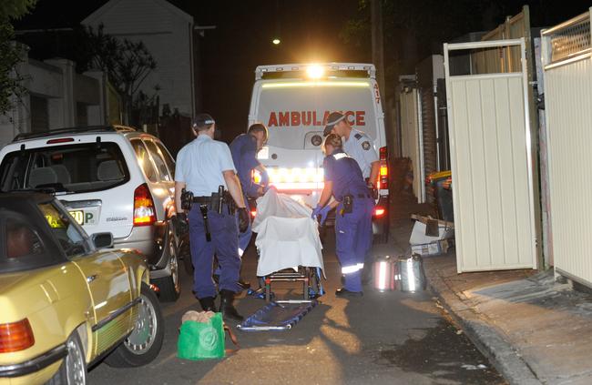 A 78-year-old woman was taken to hospital after disturbing two robbers at her house in Redfern in 2012.