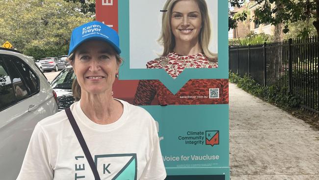 Anne Lumley, a volunteer for Karen Freyer. Picture: Bianca Healey.