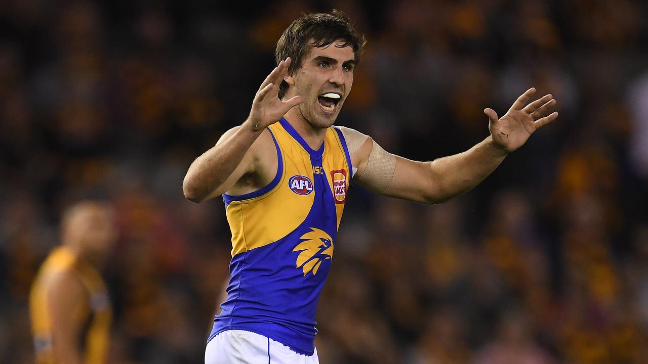 Andrew Gaff is remaining an Eagle. Photo: AAP Image/Julian Smith
