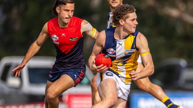 EFNL 2024: Beaconsfield knocked Montrose over by 18 points on Saturday after a “wake-up call” from South Belgrave. Picture: Field of View Photography