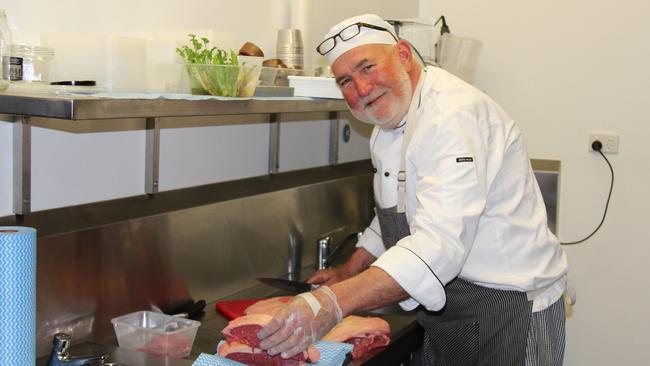 Chef Ian Johnson at his restaurant.