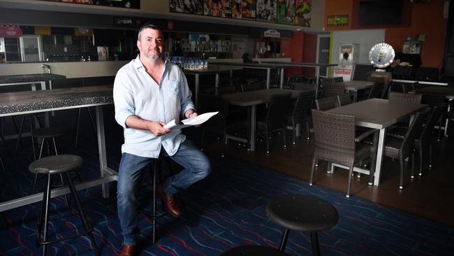 Hibiscus Tavern owner Paul Palmer (pictured) and businessman Mick Burns have brought the Palmerston Sports Club and are going to reopen it as a tavern. Picture: Katrina Bridgeford.