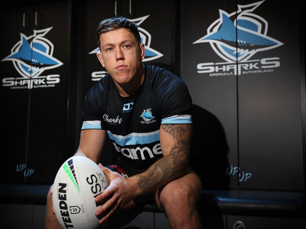 New Sharks signing Cam McInnes won’t start at hooker in 2022. Picture: Richard Dobson