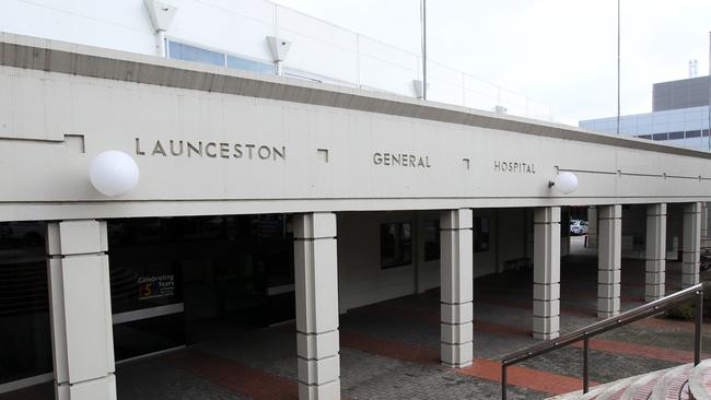 Launceston General Hospital, where a staff member has tested positive to COVID-19.