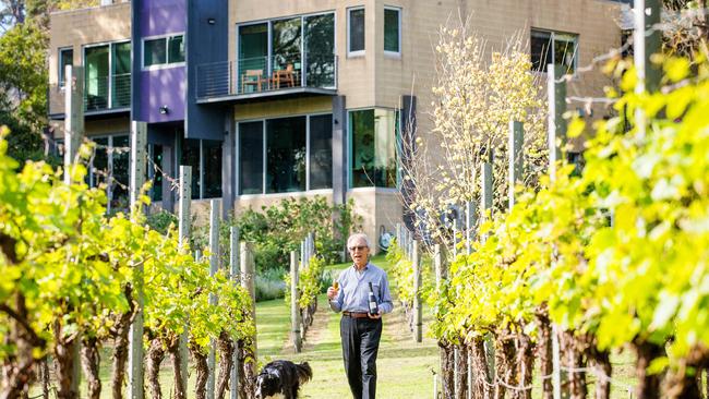 Former owner Michael Cohn pictured at the super rare property. Picture: Mark Stewart