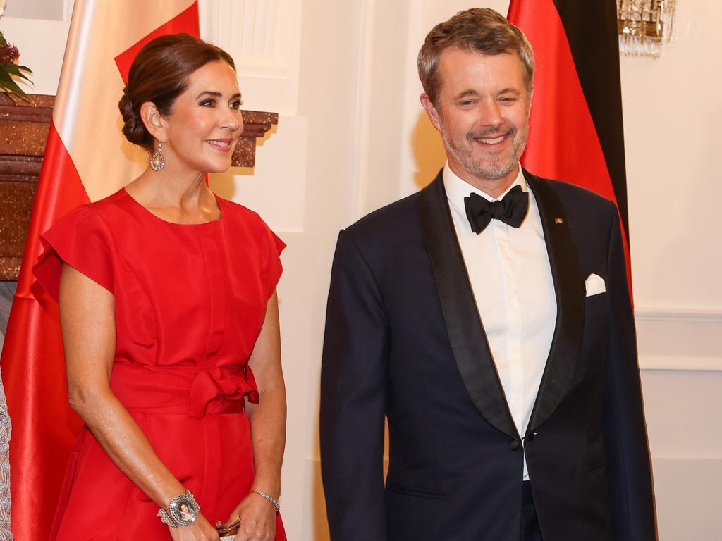 Queen Mary and King Frederik at a dinner for the heads of state of Denmark, Finland, Iceland, Norway and Sweden in Berlin on October 21, 2024. Picture: Gerald Matzka/Getty Images)