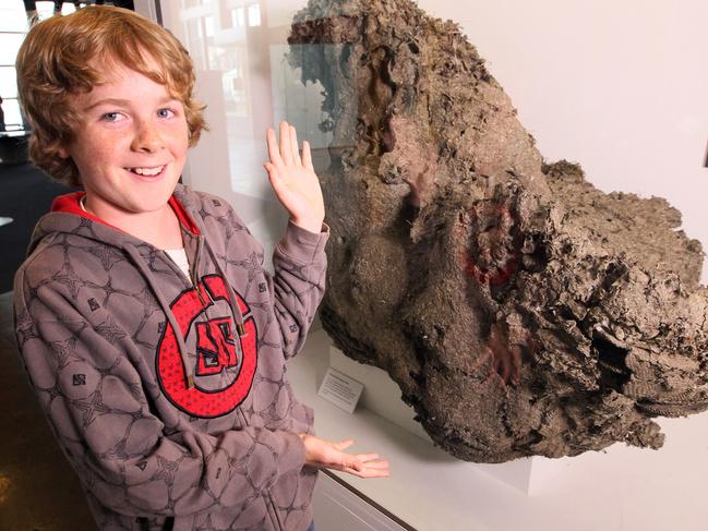 Wasp nest billed as world's largest uncovered in northern Tasmania.Jordan Waddingham found the giant nest which is now on display at the Queen Victoria Museum, Inveresk.