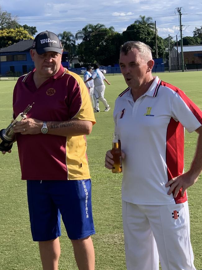 Brothers Jimmy Watters Painting/Hello Travelworld captain Daniel Moar gives a speech after conceding defeat to Coutts Crossing in the GDSC 3rd Grade grand final at Lower Fisher Synthetic on Saturday, 27th March, 2021.