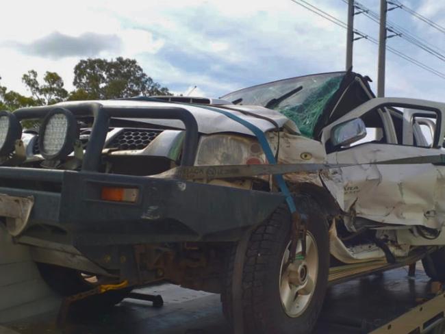 Two passengers in Nissan Navara, a 40-year-old woman and 13-year-old boy sustained life-threatening injuries and, died at the scene of the crash on the Bruce Highway at Raglan.