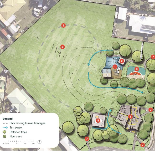 Concept plan for Alsatia Park.