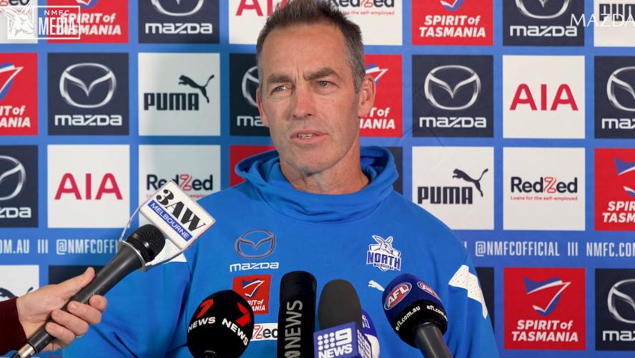 The investigation has taken a huge toll on Alastair Clarkson.