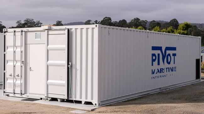 Pivot Maritime International's 40ft Container Simulation System, which counts the Royal Australian Navy as a customer and won an industry award. Picture: Supplied