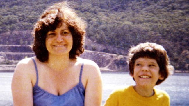 Maria James and her son Adam pictured the year she was murdered, 1980.