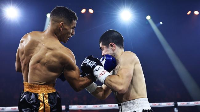 Mounir Fathi is not to be messed with. Picture: No Limit Boxing/Gregg Porteous