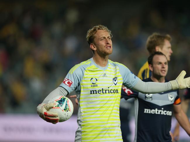 Lawrence Thomas is leaving Melbourne Victory for Denmark. Picture: Ashley Feder/Getty Images