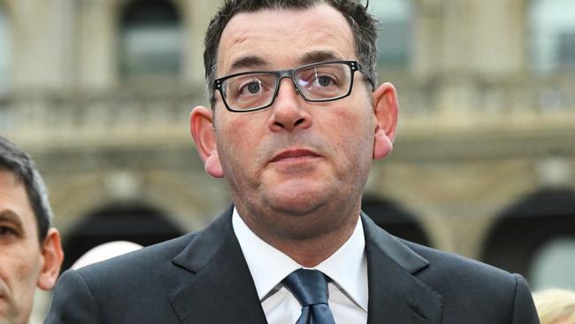 Victorian Premier Daniel Andrews has spoken out about violence towards women. Picture: AAP