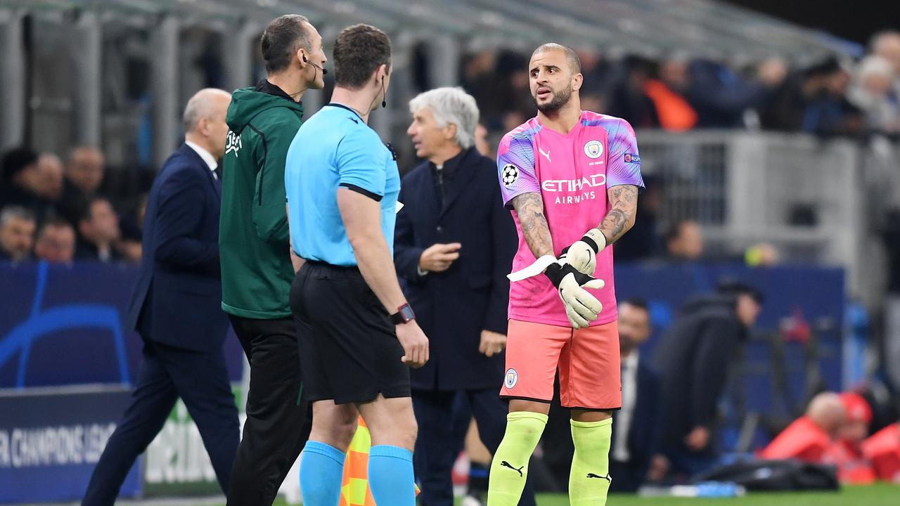 Kyle Walker’s goalkeeper heroics spared City’s blushes.