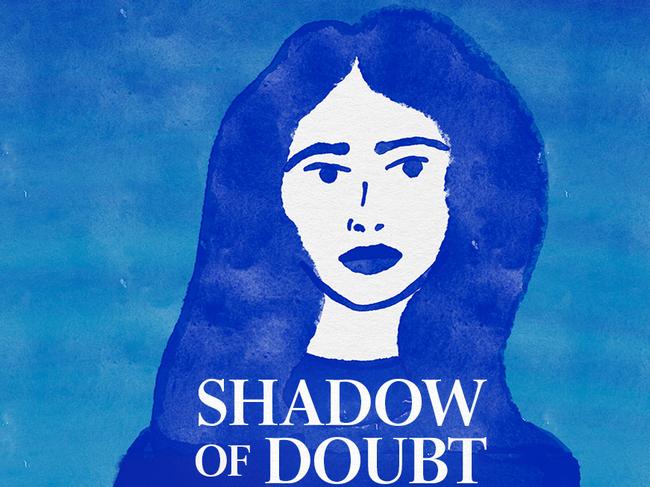 Shadow of Doubt podcast. Illustration and design by Emilia Tortorella.