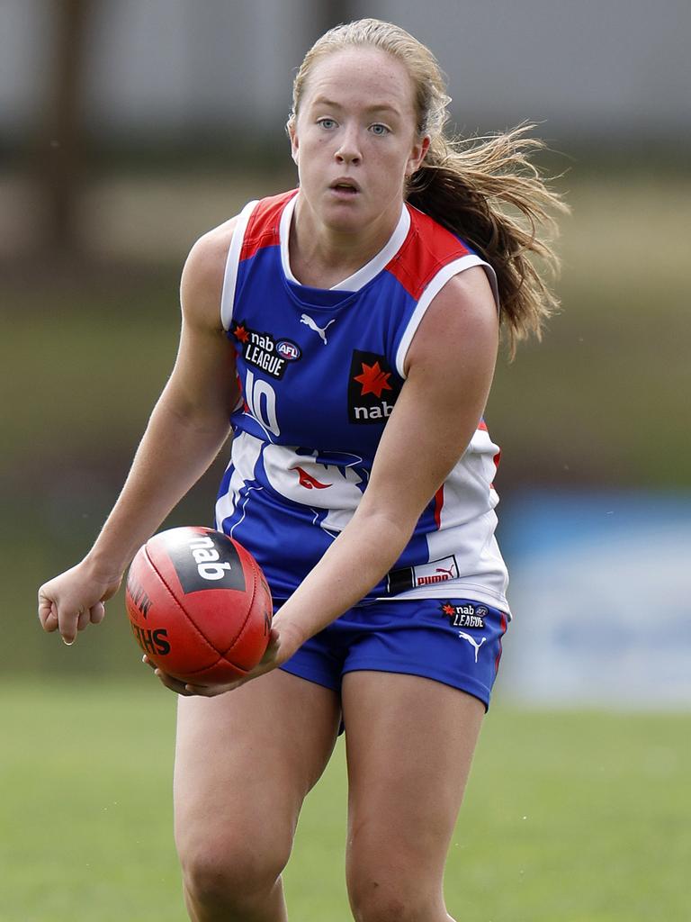 Jasmine Fleming in action for Oakleigh Chargers.