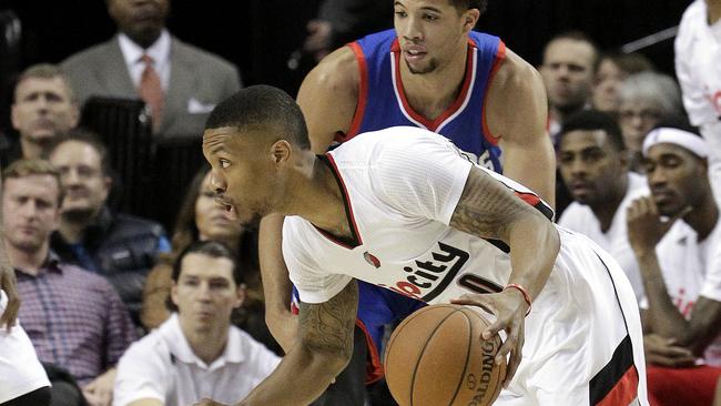 Damian Lillard continued his hot run of form, this time against Philadelphia.