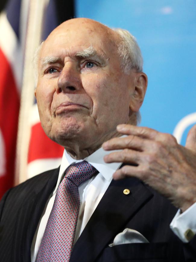 Former Prime Minister John Howard. Picture: Jane Dempster/The Australian.