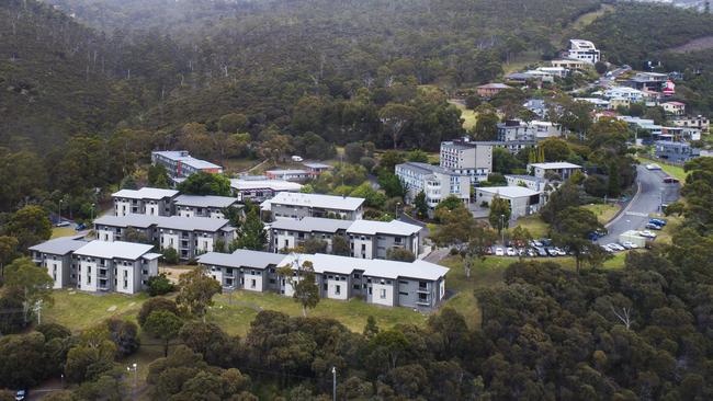 Student accomodation on College Rd where the University of Tasmania will build extra accomodation for students.