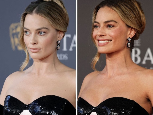 Margot Robbie looked stunning at the BAFTAs. Picture Adrian DENNIS/AFP
