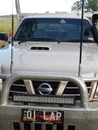 The Nissan Patrol was dumped at the corner of Mahogany Street and Poinciana Street.