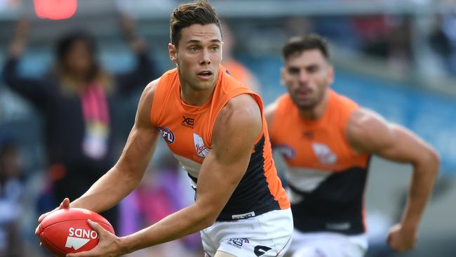 Josh Kelly has broken the hearts of a number of Melbourne clubs hoping to tempt him away from the Giants. Picture: AAP Images 