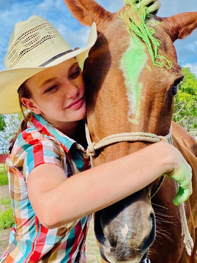 Lilly Walsh loved being out bush and riding horses. Picture: Supplied