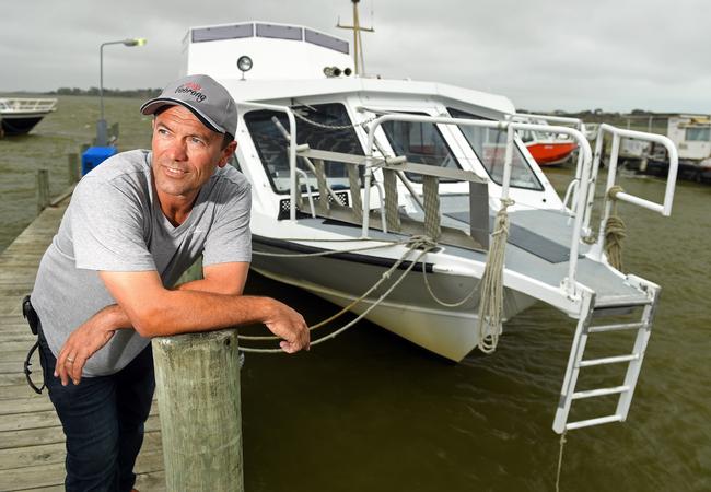 Spirit Australia Cruises director Michael Veenstra is hoping plans for a $5 million upgrade to the Goolwa Wharf precinct go ahead. Picture: Tom Huntley