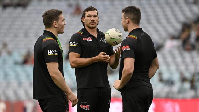 Brent Naden knew he wouldn’t be in the starting side for the Panthers preliminary final. Picture: NRL Photos.