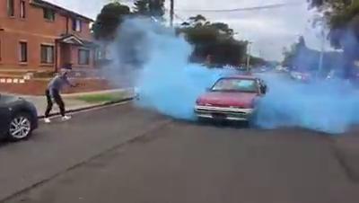 Gender reveal burnouts