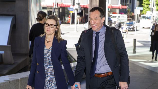 Anglo American metallurgical coal CEO Tyler Mitchelson arrives at Brisbane Magistrates Court to give evidence to Queensland's coal mining board of inquiry, investigating dangerous methane levels at Anglo's coal mines – including at its Grosvenor mine in Central Queensland, where a methane explosion on May 6 badly injured five workers. Photo: Glenn Hunt