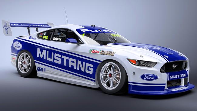 Ford Mustang for the 2018 Supercars season.