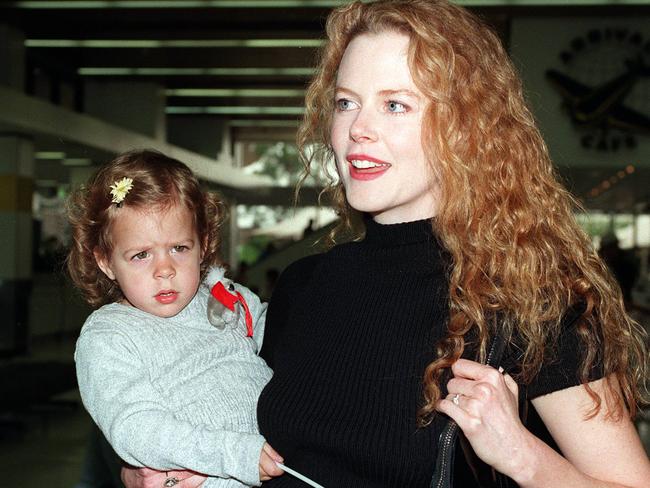 Nicole Kidman and daughter Isabella. Picture: Supplied