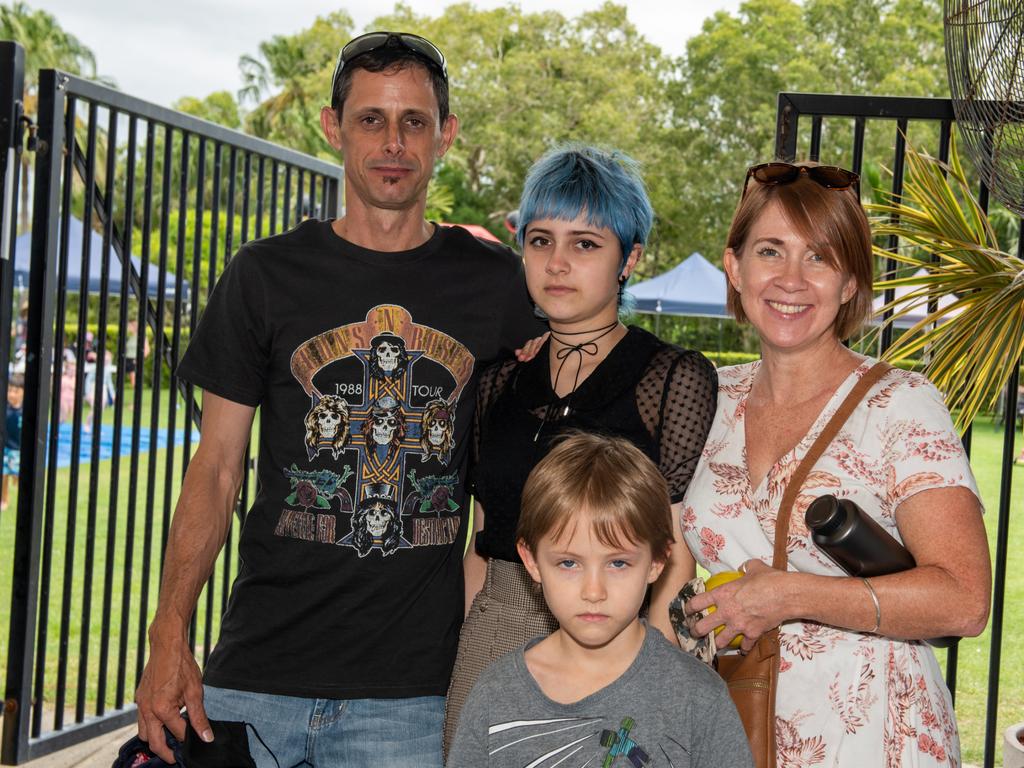 Robert Tilbrook, Isabelle Tilbrook, Tina Williams, and Carter Tilbrook at Australia Day @ The Bowlsie Northern Beaches Bowls club.Picture: Michaela Harlow