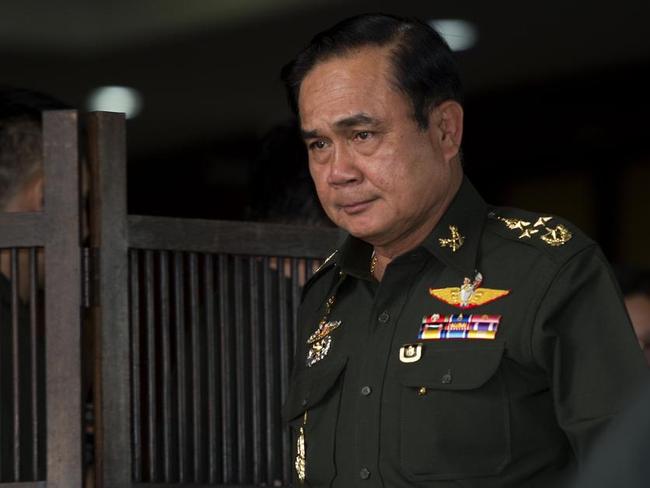 Concerned ... Thai Army chief General Prayut Chan-O-Cha declared martial law after months of deadly anti-government protests.