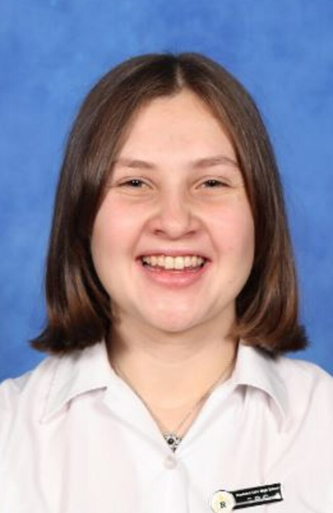 Randwick Girls' High School captain Ruby Borer.