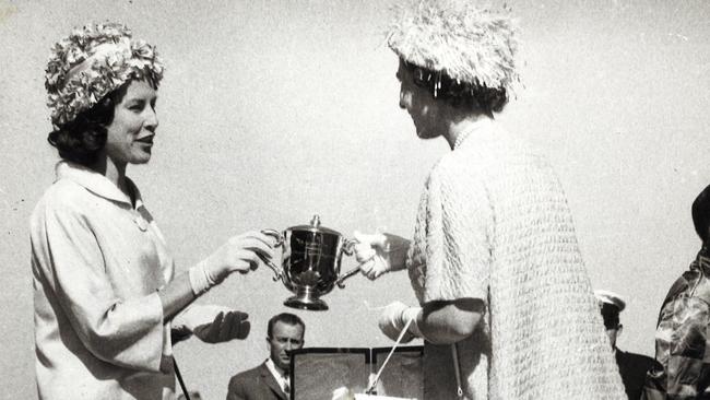 Queen Elizabeth II at Flemington in 1962.