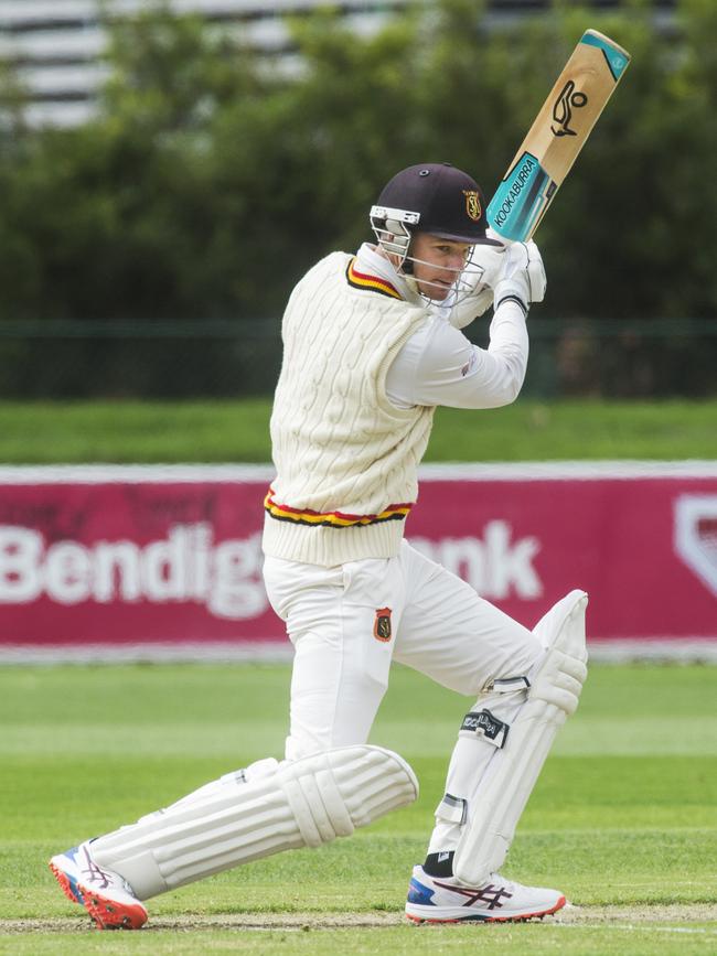 Peter Handscomb in action for St Kilda. Picture: Rob Leeson.