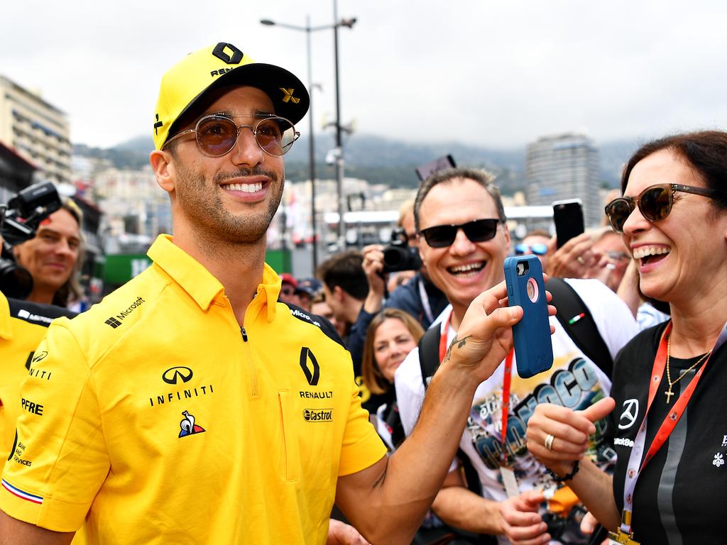 Daniel Ricciardo still draws the crowds in Monaco.