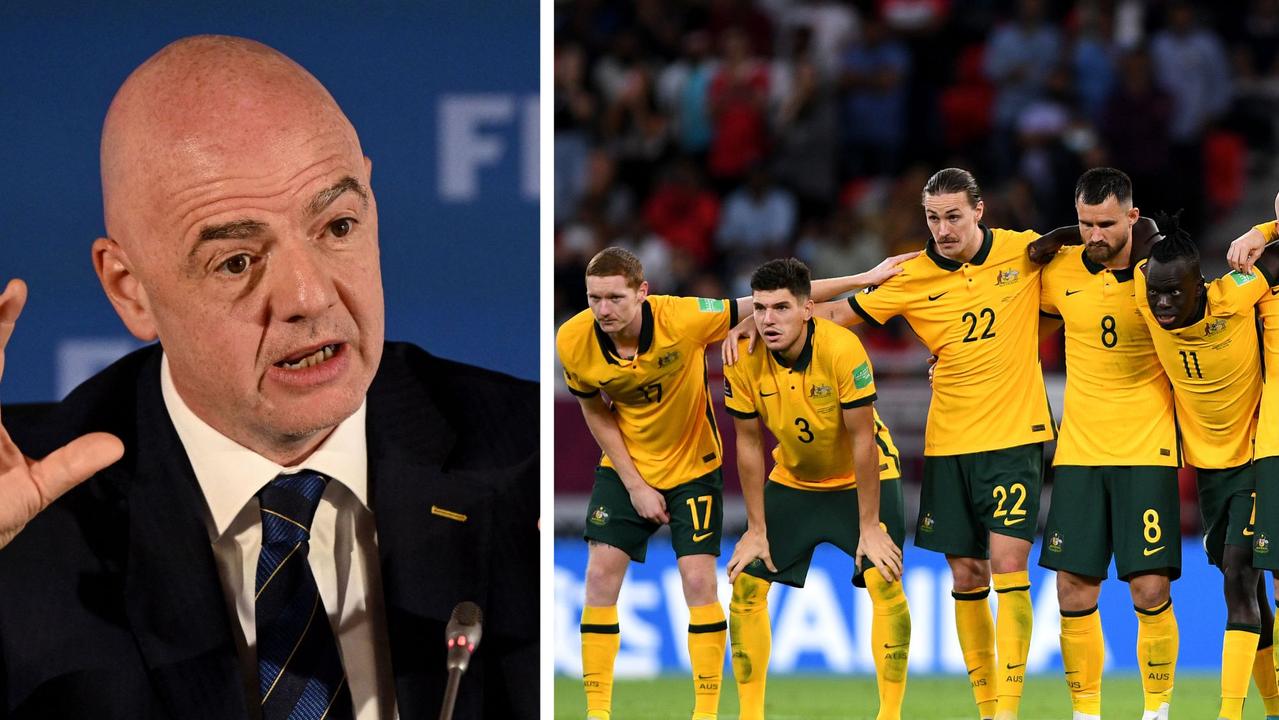 The Socceroos are at odds with FIFA. Photo: Getty Images